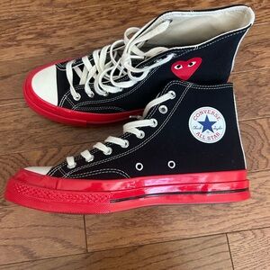 Converse High-Top Sneakers - Black and Red